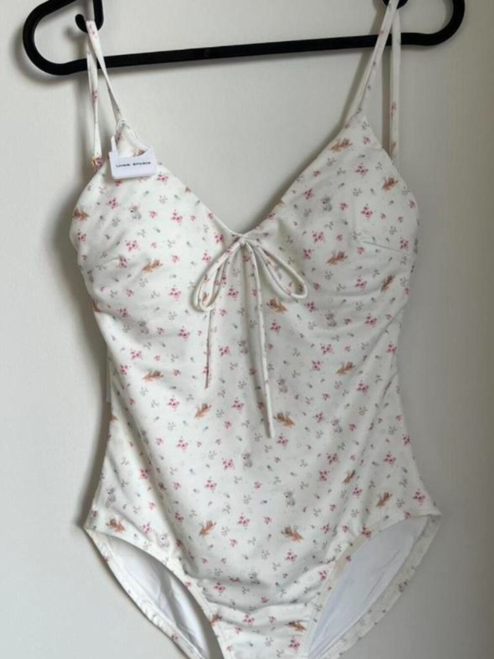 Animal and Floral Print One-Piece Swimsuit